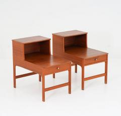 Yngvar Sandstr m Scandinavian Midcentury Bedside Tables by Yngvar Sandstr m - 3102647