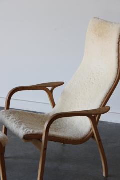Yngve Ekstr m Lamino Easy Chair and ottoman by Yngve Ekstr m for Swedese 1956 - 4580880