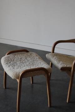 Yngve Ekstr m Lamino Easy Chair and ottoman by Yngve Ekstr m for Swedese 1956 - 4580881