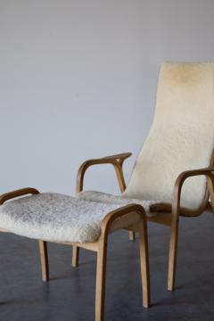 Yngve Ekstr m Lamino Easy Chair and ottoman by Yngve Ekstr m for Swedese 1956 - 4580921