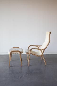 Yngve Ekstr m Lamino Easy Chair and ottoman by Yngve Ekstr m for Swedese 1956 - 4580924