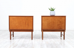 Yngve Ekstr m Mid Century Modern Teak Night Stands by Yngve Ekstrom for Dux - 2437780