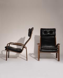 Yngve Ekstr m Pair of Yngve Ekstr m Armchairs for Swedese 1970s - 4607947