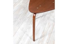 Yngve Ekstr m Swedish Modern Guitar Pick Side Table by Yngve Ekstrom for Dux - 2994515