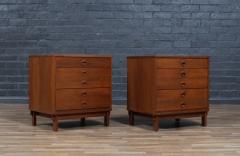Yngve Ekstr m Yngve Ekstr m Model 507 Walnut Night Stands for Dux - 4387330