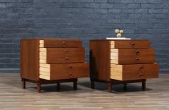 Yngve Ekstr m Yngve Ekstr m Model 507 Walnut Night Stands for Dux - 4387332