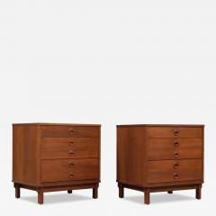 Yngve Ekstr m Yngve Ekstr m Model 507 Walnut Night Stands for Dux - 4389280