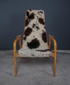 Yngve Ekstr m Yngve Ekstrom Cowhide Lamino Lounge Chair Designed 1952 Swedese - 2212576