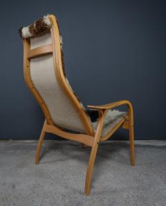 Yngve Ekstr m Yngve Ekstrom Cowhide Lamino Lounge Chair Designed 1952 Swedese - 2212578