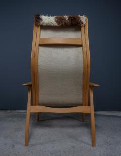 Yngve Ekstr m Yngve Ekstrom Cowhide Lamino Lounge Chair Designed 1952 Swedese - 2212579