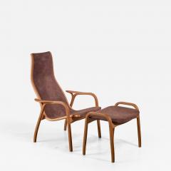 Yngve Ekstr m Yngve Ekstrom Lamino Chair with ottoman Sweden - 1019327