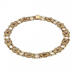 Yngve Olsson American Arts and Crafts 14kt Gold and Diamond Necklace by Yngve Olsson - 2490125