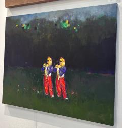 Yoon Kyung Kim Boys Playing Flute - 4686111