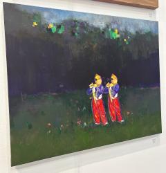 Yoon Kyung Kim Boys Playing Flute - 4686113