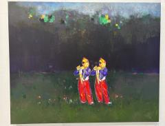 Yoon Kyung Kim Boys Playing Flute - 4686115
