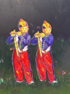 Yoon Kyung Kim Boys Playing Flute - 4686117