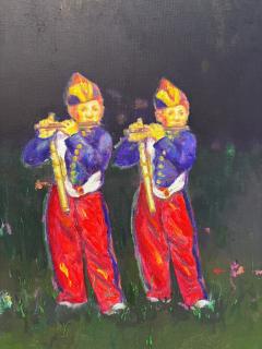 Yoon Kyung Kim Boys Playing Flute - 4686119