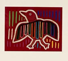 Yoruba Cloth Divination Bag with Bird Decoration - 2399750