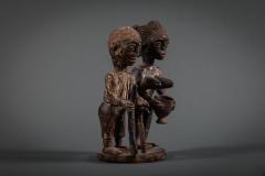 Yoruba West African Sculpture of Ancestor Couple - 3977849