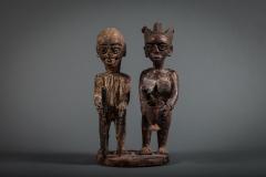 Yoruba West African Sculpture of Ancestor Couple - 3977855