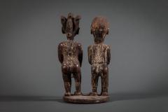 Yoruba West African Sculpture of Ancestor Couple - 3977858