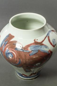 Yoshida Takashi Japanese Glazed Ceramic Vase - 3686402