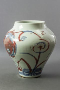 Yoshida Takashi Japanese Glazed Ceramic Vase - 3686403