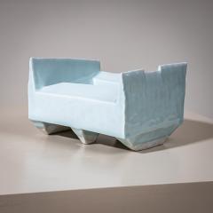 Yoshikawa Masamichi Ice Blue Bowl Kayho No 13 by Ceramic Artist Masamichi Yoshikawa 21st Century - 4682316