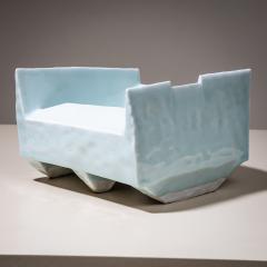 Yoshikawa Masamichi Ice Blue Bowl Kayho No 13 by Ceramic Artist Masamichi Yoshikawa 21st Century - 4682336