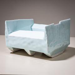 Yoshikawa Masamichi Ice Blue Bowl Kayho No 13 by Ceramic Artist Masamichi Yoshikawa 21st Century - 4682339