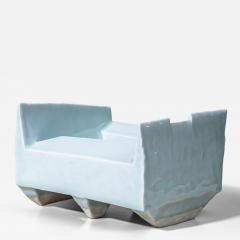 Yoshikawa Masamichi Ice Blue Bowl Kayho No 13 by Ceramic Artist Masamichi Yoshikawa 21st Century - 4682403