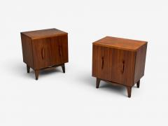 Young Manufacturing Modern Nightstands Walnut USA 1960s - 4598428