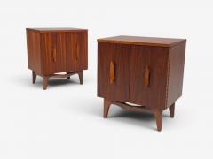 Young Manufacturing Modern Nightstands Walnut USA 1960s - 4623866