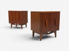 Young Manufacturing Modern Nightstands Walnut USA 1960s - 4623867