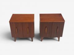 Young Manufacturing Modern Nightstands Walnut USA 1960s - 4623868