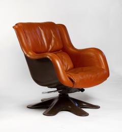 Yrjo Kukkapuro Karuselli Tilt Swivel Lounge Chair by Yrjo Kukkapuro for Haimi Finland 1960s - 3436597
