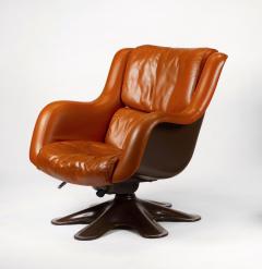 Yrjo Kukkapuro Karuselli Tilt Swivel Lounge Chair by Yrjo Kukkapuro for Haimi Finland 1960s - 3436598