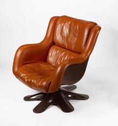 Yrjo Kukkapuro Karuselli Tilt Swivel Lounge Chair by Yrjo Kukkapuro for Haimi Finland 1960s - 3436599