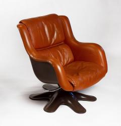 Yrjo Kukkapuro Karuselli Tilt Swivel Lounge Chair by Yrjo Kukkapuro for Haimi Finland 1960s - 3436600