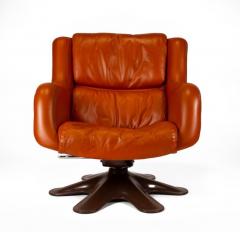 Yrjo Kukkapuro Karuselli Tilt Swivel Lounge Chair by Yrjo Kukkapuro for Haimi Finland 1960s - 3436602