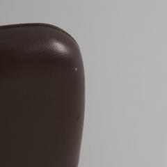 Yrjo Kukkapuro Pair of Brown Yrj Kukkapuro Moderno Bar Stools Finland 1960s - 4649367