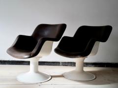 Yrjo Kukkapuro Pair of Mid Century Lounge Chairs by Yrj Kukkapuro for Haimi Finland - 2127360