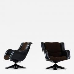 Yrjo Kukkapuro Yrj Kukkapuro Easy Chairs Model 418 Produced by Haimi in Finland - 1797987