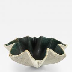 Yumiko Kuga Ceramic Star Bowl with Green Glaze by Yumiko Kuga - 3088665