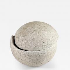 Yumiko Kuga Covered Orb Vessel Pottery by Yumiko Kuga - 3430513