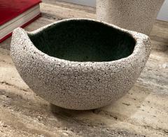 Yumiko Kuga Small Boat Shaped Ceramic Bowl with Glaze by Yumiko Kuga - 4189254