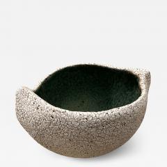 Yumiko Kuga Small Boat Shaped Ceramic Bowl with Glaze by Yumiko Kuga - 4191387