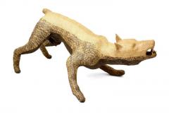Yvan Munoz IVAN MUNOZ Poetic Dog Doberman Pinscher Sculpture Papier Mache Life Size Dobie - 2044746