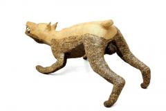 Yvan Munoz IVAN MUNOZ Poetic Dog Doberman Pinscher Sculpture Papier Mache Life Size Dobie - 2044750