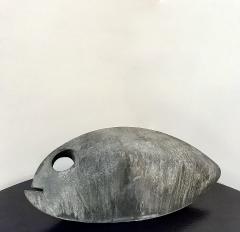 Yves PAGART BIG FISH Sculpture handmade with patinated zinc sheet - 3147290